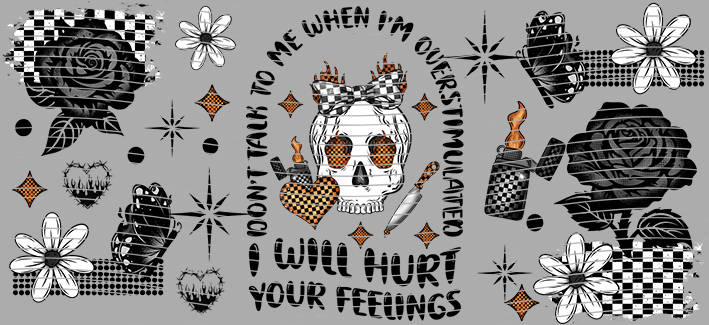 16oz Distressed Checkered-DC-56